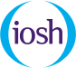 IOSH logo circle in purple and blue colors